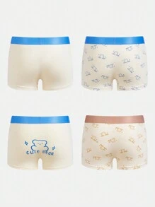 Teen Boy Cartoon Print Boxer Briefs