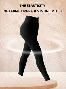 Lifespree 修身運動緊身褲 - 黑色 - 查看 8