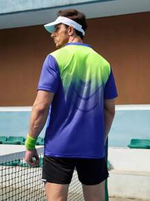 Manfinity Sport Corelite Men's Tennis Clothing Set, Athletic Suit, Tracksuit Workout Set - Blue - View 2