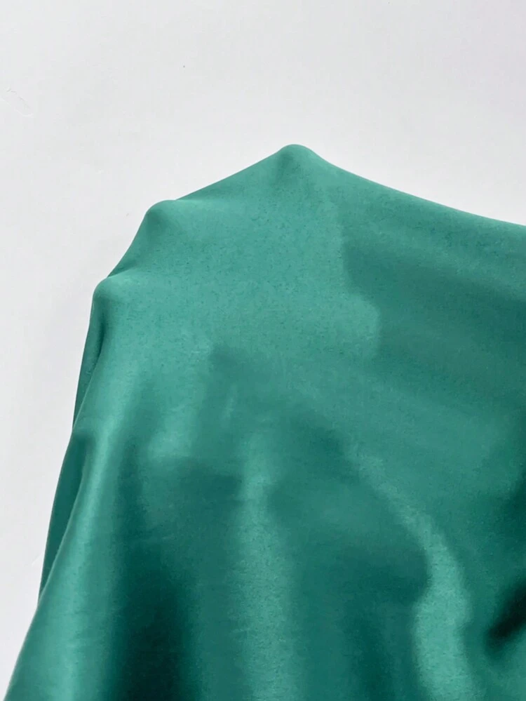 Plus Size Dark Green V-neck Dress