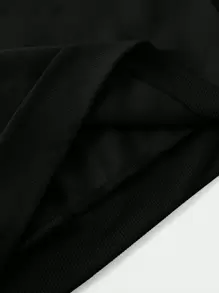 INAWLY 有帽抽繩文字設計運動衫