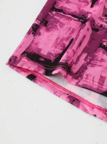 男士印花平口短褲附織帶（3入組合） - 彩色 - 查看 3