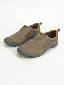 2023 年秋季舒适防滑女士平底鞋，带保暖内衬，适合室内和室外活动 - 駝色 - 查看 5