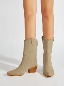 Styleloop Pointed Toe Cowboy Boots