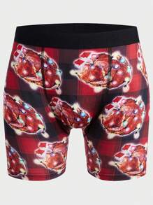 Men 5pcs Geo Print Boxer Brief - Multicolor - View 8