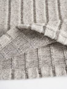 SHEIN Unity Women's Off Shoulder Ribbed Crop Top And Leggings Set - Apricot - View 8