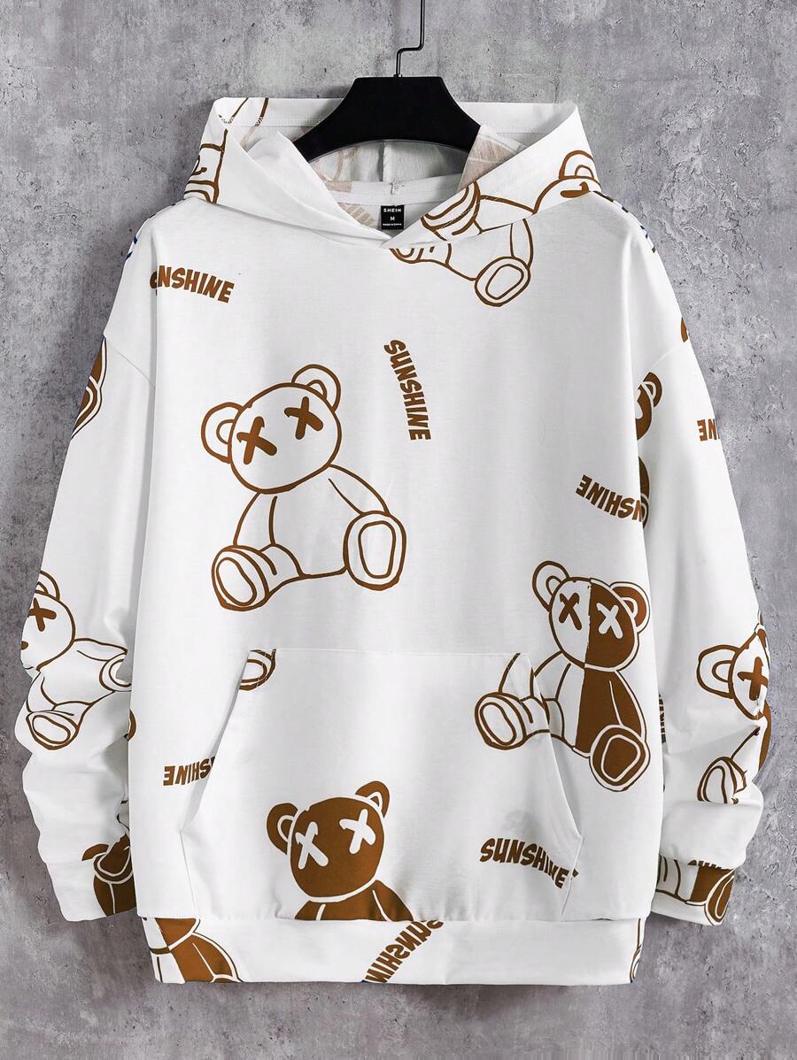 JNYEHSUI Hoodie Mit 2D Druck - Streetwear Kapuzenpullover Für Männer & Frauen