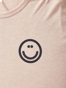 Camiseta casual de manga corta de 3 piezas para niña preadolescente, cuello redondo, tela cómoda y amistosa para la piel, adecuada para uso diario - Multicolor - Ver 4