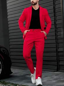 Manfinity AFTRDRK Men's Suit Set - Red - View 6