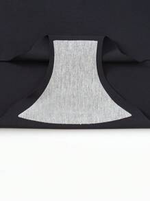 SHEIN 5 Peças Guarnição De Vieira Sólido Guarnição De Vieira Calcinha - Preto - Visão 5