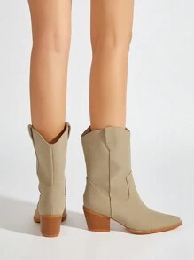 Styleloop Pointed Toe Cowboy Boots