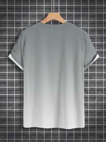 Manfinity LEGND 男款大尺碼獅子印花 T 卹 - 灰色 - 查看 2