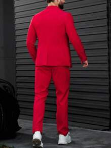 Manfinity AFTRDRK Men's Suit Set - Red - View 2