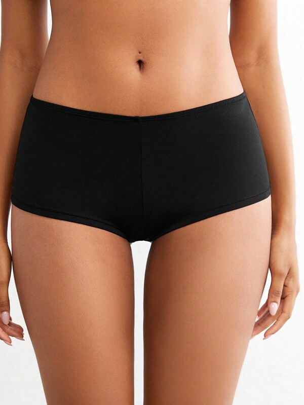 Ocili Ocili Pantalon scurt din bumbac natural, confortabil și moale, cu talie joasă - negru