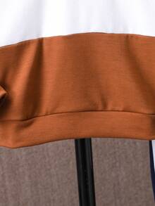 SHEIN 2件套裝 男童春秋時尚拼色連帽長袖連帽衫運動褲套裝 - 彩色 - 查看 6