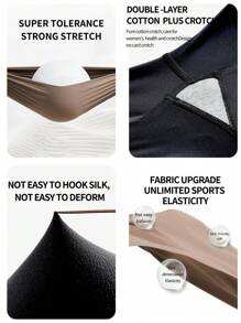 Lifespree 修身運動緊身褲 - 黑色 - 查看 5