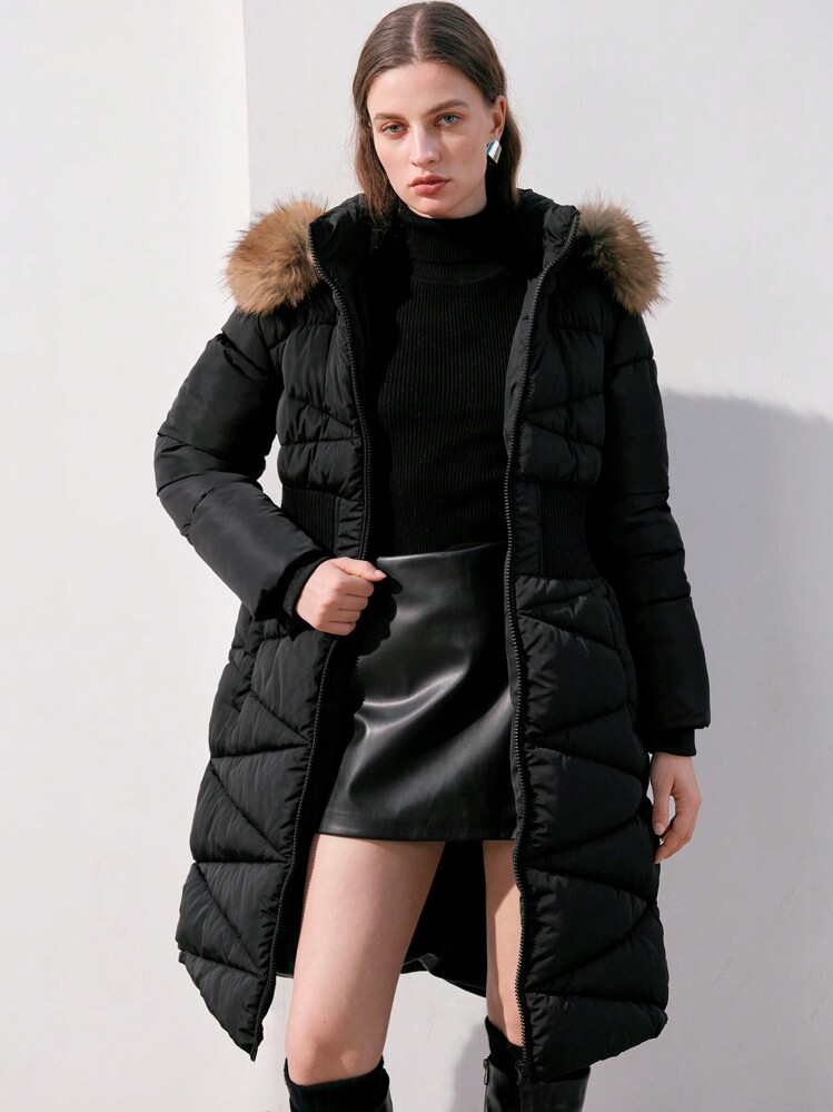 shein ファーコート sheinofficial のファーコートがお気に入りすぎて 最近いつも着