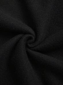 男士有趣印花連帽運動衫和運動長褲套裝 - 黑色 - 查看 10