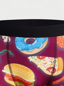 Men 5pcs Geo Print Boxer Brief - Multicolor - View 4