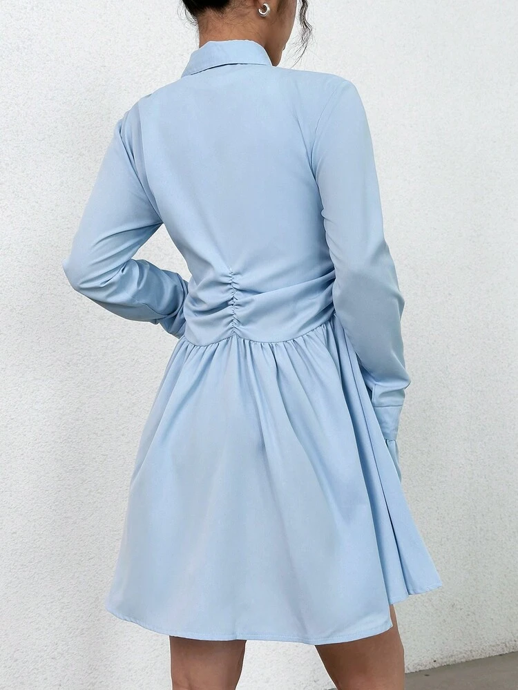 Women's Long Sleeve Shirt Dress