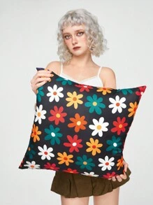 Emi Bee Hippie 1 Miếng Đầy màu sắc Giống cúc In Vỏ gối ( Mẫu ) - Nhiều màu - Xem 1
