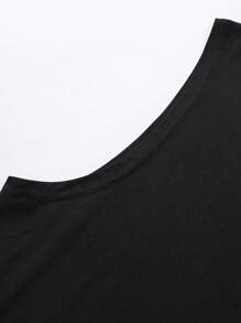 Manfinity LEGND Men Slogan Graphic Tank Top - Black - View 7