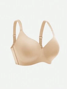 LUVLETTE Plus Wireless Comfortable Must-Haves Push Up T-Shirt Basic Bra