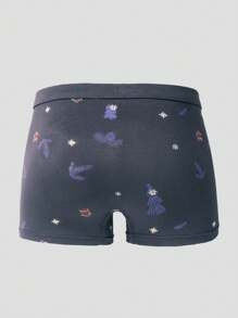 Men's Plant Pattern Printed Boxer Briefs (3 Packs) - Multicolor - View 6