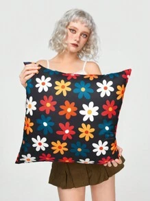 Emi Bee Hippie 1 Miếng Đầy màu sắc Giống cúc In Vỏ gối ( Mẫu ) - Nhiều màu - Xem 3