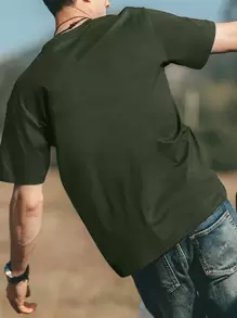 Men Letter Graphic Tee