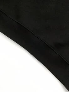 Nam Hoodie Với In thư - màu đen - Xem 5