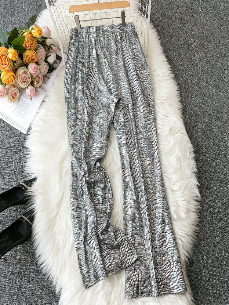 Women's Plus Size Printed Pants