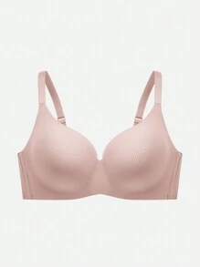 LUVLETTE Dream Curve Support+ Wireless Seamless No Show T-Shirt Bra - Pink - View 10