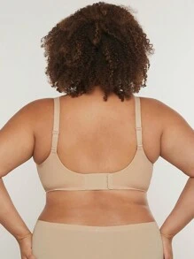 LUVLETTE Plus Wireless Comfortable Must-Haves Push Up T-Shirt Basic Bra