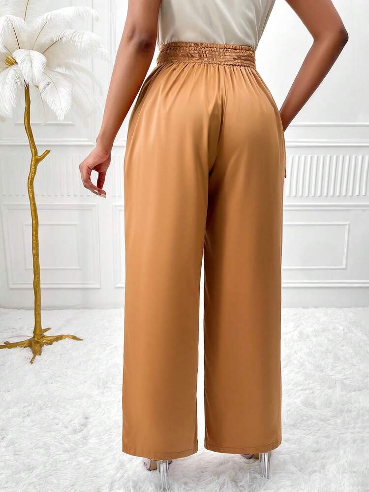 Women's High Waist Pleated Pants Fall Cloth For Women