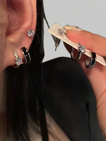 Goth Women's Fashionable Vintage Earrings Set