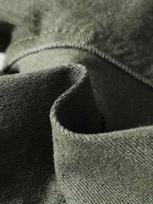 SHEIN Boys' Flip Pocket Side Ripped Jeans - Green - View 4