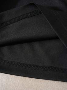 SHEIN LUNE 女貓印花 T 卹 - 黑色 - 查看 3