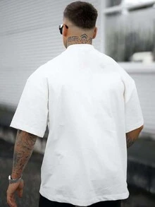 Men's Summer Cool Loose Fit Street Style Printed Short Sleeve Sport T-Shirt