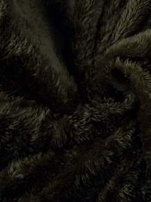 Manfinity Homme Men Removable Hat Flap Pocket Drawstring Hooded Thermal Lined Padded Coat, Men Winter Jacket, Men Olive Green Jacket, Men Cargo Jacket - Army Green - View 4