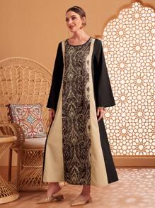 Al Najma 女士花卉印花鐘袖連衣裙