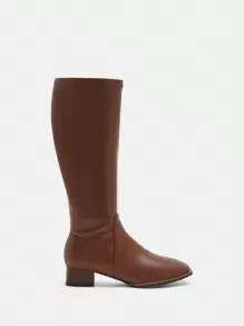 SheIn BIZ Women's Fashionable Over-the-knee Boots - Brown - View 2