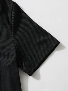 SHEIN Lot de 3 T-shirts manches courtes de couleur unie pour préadolescentes, simple et élégant, doux et respirant, disponible en plusieurs couleurs pour le port quotidien