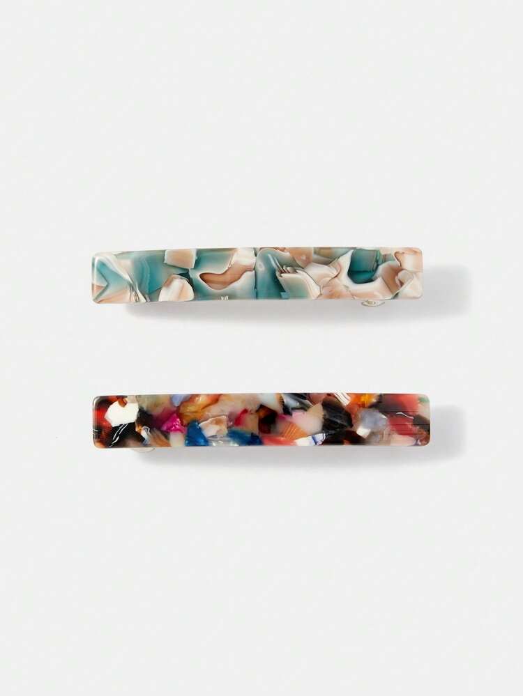 2-PACK ACETATE HAIR CLIPS
