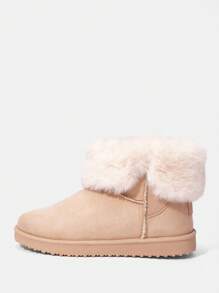 SHEIN VCAY Women's Fashionable Versatile Comfortable Ankle Boots And Short Boots