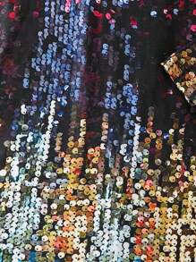 SHEIN 女大童亮片效果洋裝 - 彩色 - 查看 3