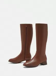 SheIn BIZ Women's Fashionable Over-the-knee Boots - Brown - View 5