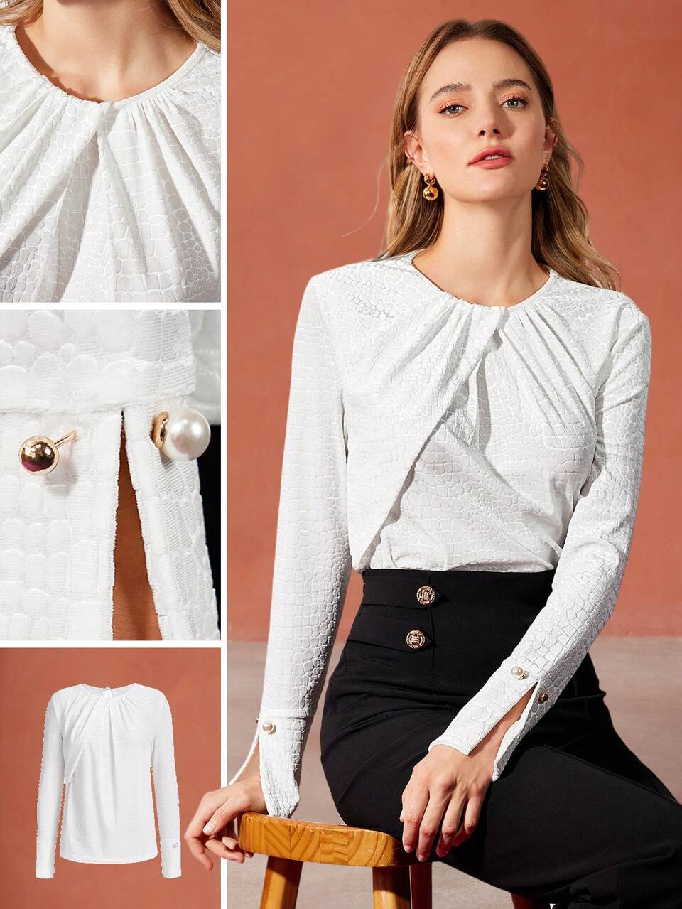 MOTF REPTILE PRINT CROSSOVER TOP