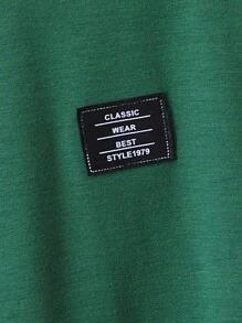 嬰兒男童字母印花t恤和短褲套裝