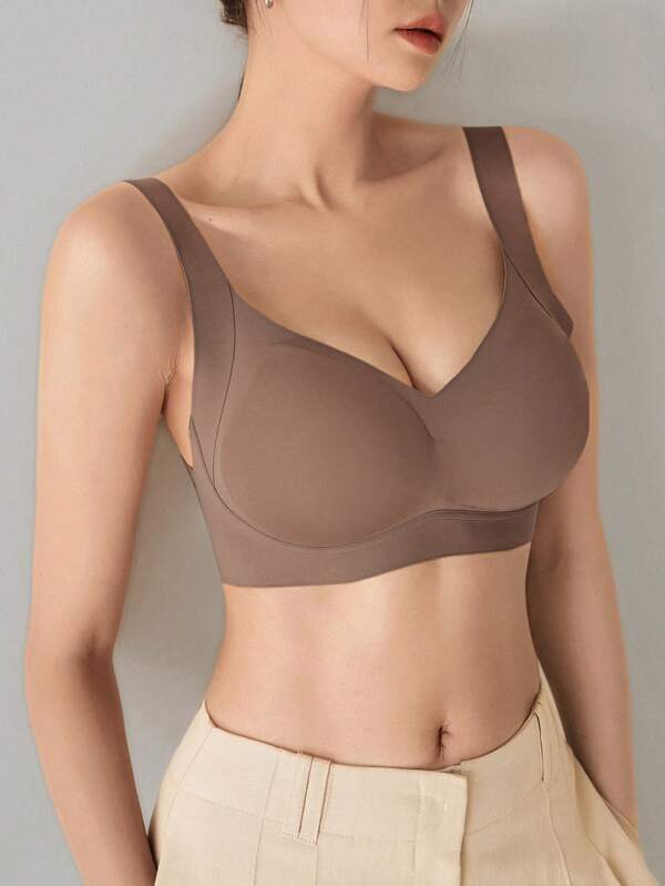 DAZY Sutien de damă de culoare solidă